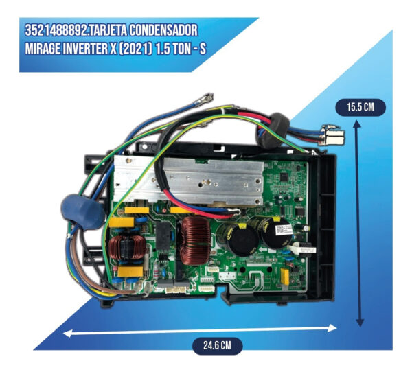 Tarjeta Condensador Mirage Inverter X (2021) 1.5 Ton - Sf - Imagen 3