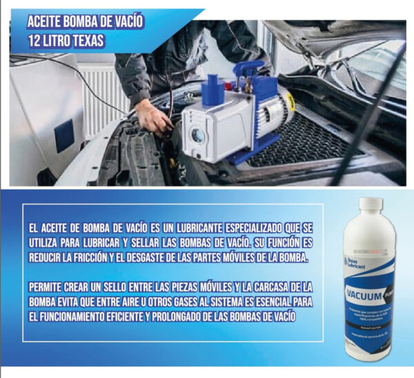 Aceite Bomba De Vacío 1/2 Litro Texas - Imagen 6