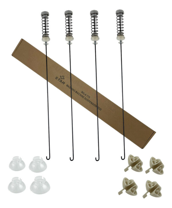 Kit Suspensión Amortiguador Lavadora Sirve Whirlpool 60 Cm - Imagen 6