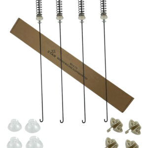 Kit Suspensión Amortiguador Lavadora Sirve Whirlpool 60 Cm