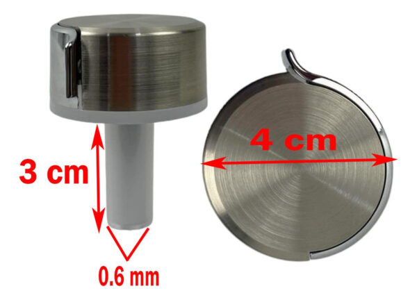 Kit 5 Perillas Ge Mabe Io Vástago Reforzado 259c1632g001 - Imagen 7