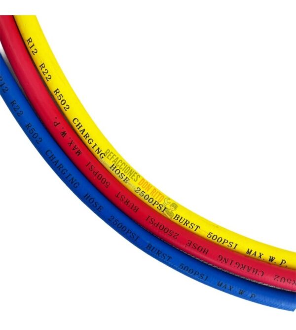 Juego De Mangueras Para Manómetros 60 Pulgadas R-134a R-22 - Imagen 5
