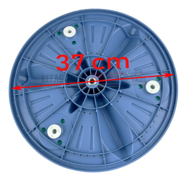 Agitador Propela Lavadora Easy Mabe Iem 10 Dientes 37 Cm - Imagen 7