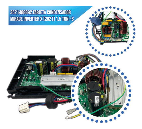 Tarjeta Condensador Mirage Inverter X (2021) 1.5 Ton - Sf - Imagen 4