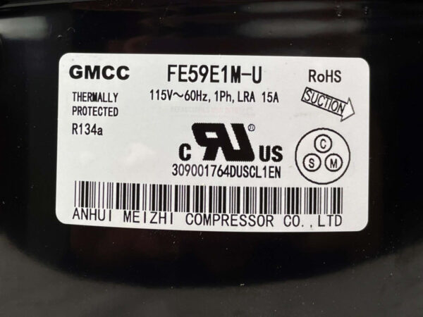 Compresor Refrigerador Gas R-134a 1/5hp Nuevo - Imagen 8