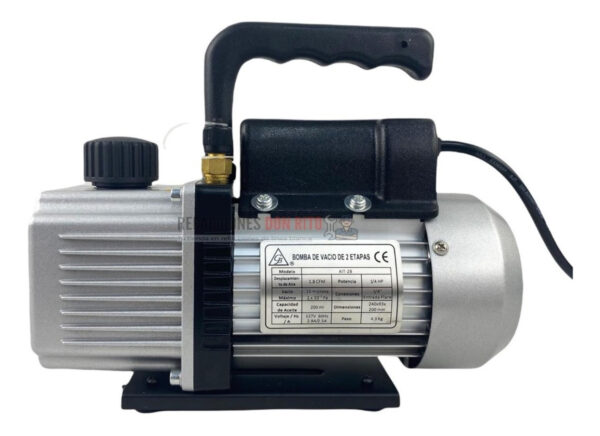 Bomba De Vacío 1/4 Hp 2 Etapas Mas Eficiente Refrigeración - Imagen 6