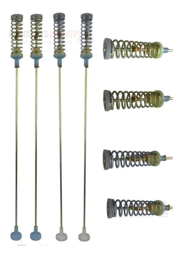 4 Suspensiones Amortiguadores Lavadora Daewoo Orig 61.5 Cm