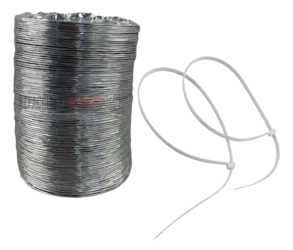Ducto Flexible De 2.4m Aluminio 4puLG Secadoras O Campanas - Imagen 7