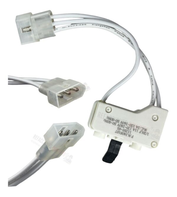 Switch Tapa Puerta 3 Cable Secadora Compatible Con Whirlpool - Imagen 6