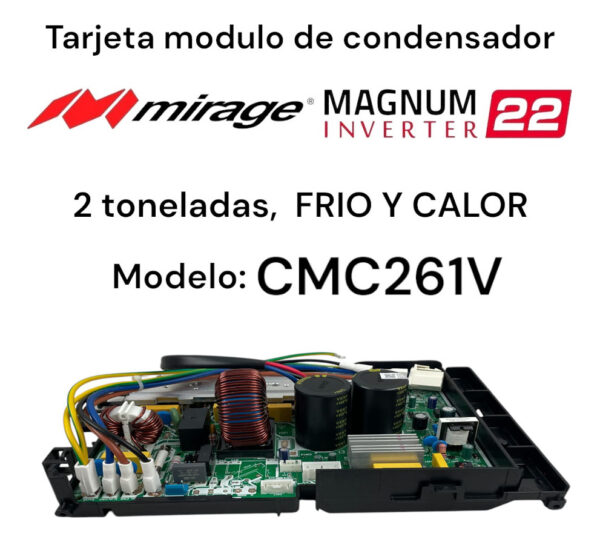 Tarjeta Modulo De Condensador Mirage Mágnum 22 2ton Cmc261v - Imagen 4