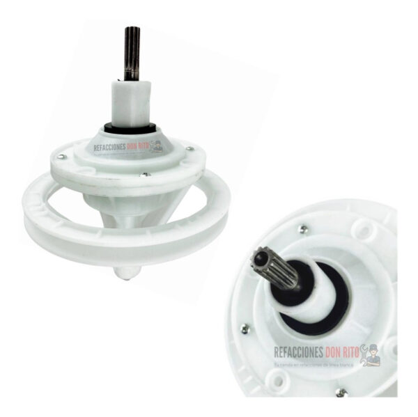 Transmision Lavadora Easy Sirve Frigidaire 11 Dientes Mabe - Imagen 5