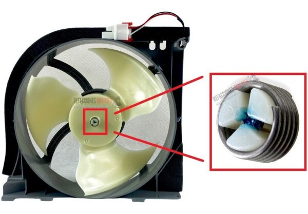 Motor Ventilador Abanico Refrigerador Samsung Original Da31-00340a Rmf002assa - Imagen 5