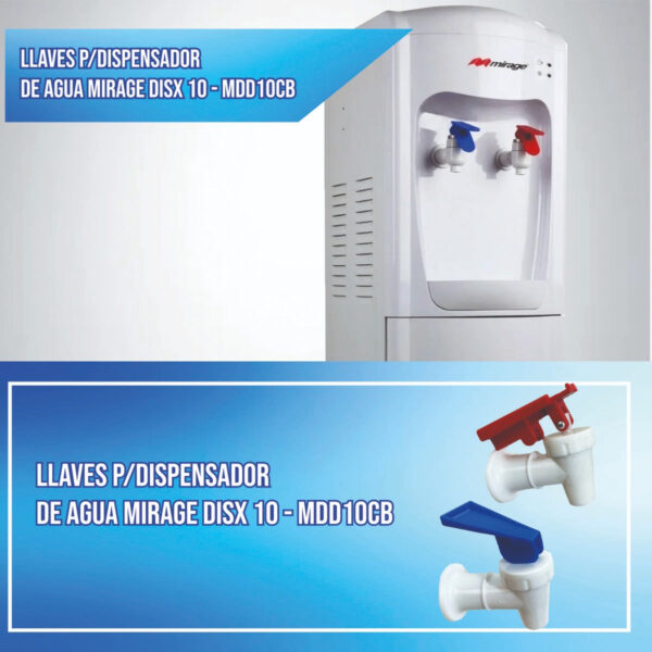 Llaves P/dispensador De Agua Mirage Disx 10 - Mdd10cb - Imagen 5