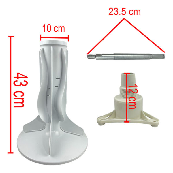 Agitador Lavadora Acros Kit Flecha Poste Balero Rondanas - Imagen 8