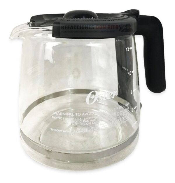 Jarra Repuesto Cafetera Oster 12 Tazas Modelo Nuevo Bvstrc12 - Imagen 6