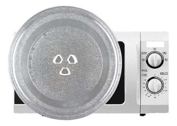 Plato D/cristal Para Microondas 31.5 Cm De Diámetro - Imagen 8