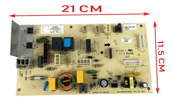 Tarjeta Para Lavadora Mabe Ww01f01799 233d2306g001 Original - Imagen 5