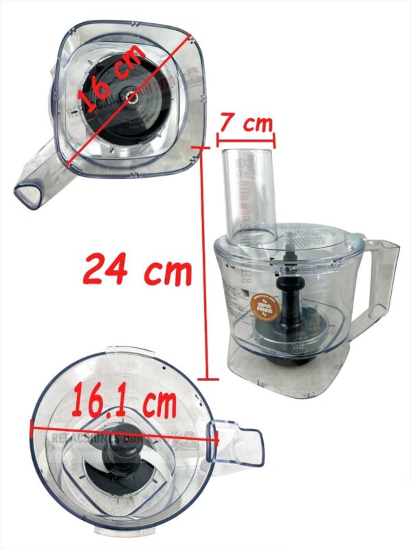 Procesador De Alimentos Accesorio Para Licuadora Oster Xpert - Imagen 6