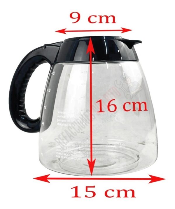 Jarra Repuesto Cafetera Sirve Oster 12 Tazas Modelo 4289 - Imagen 8