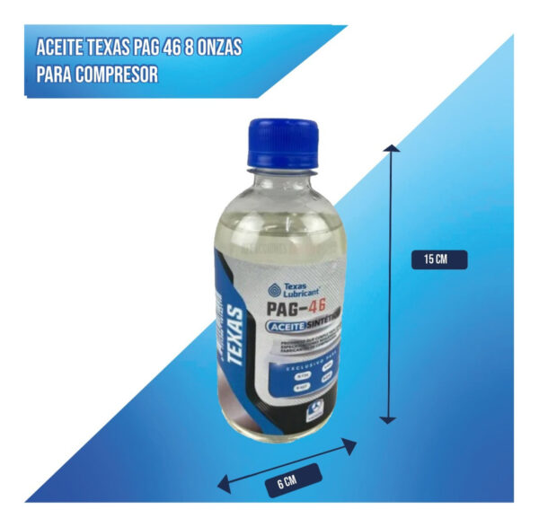 Aceite Texas Pag 46 8 Onzas Para Compresor - Imagen 5