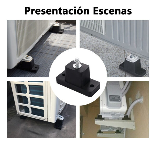 Kit Base Soporte Nivelador Condensador Minisplit 1 A 3 Ton - Imagen 10