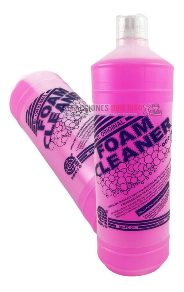 Foam Cleaner Rosa 1 Litro Limpia Serpentin Quita Sarro - Imagen 7