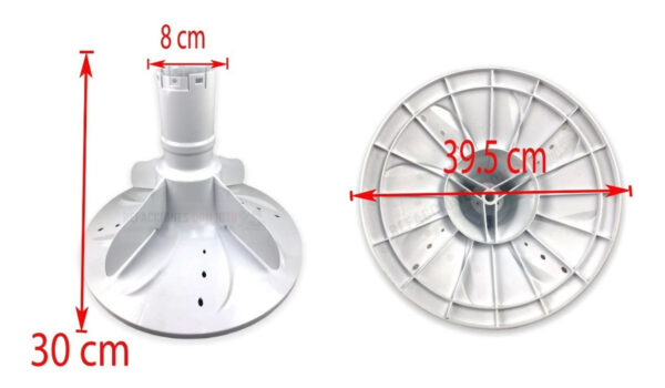 Agitador Solo Base Lavadora Whirlpool Original W10715783 - Imagen 6