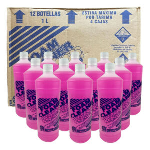 Foam Cleaner Rosa Caja De 12 Litros Limpiador De Aluminio