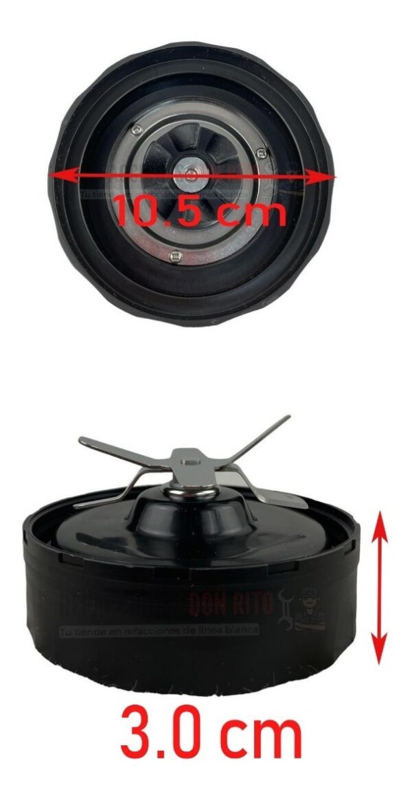 Aspas Cuchillas Nutrition Max Refacciones Repuesto 1200 Watt - Imagen 8