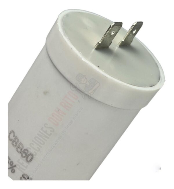 Capacitor 45 Uf Mfd Mf Para Lavadora Acros Easy Mabe Koblenz - Imagen 7