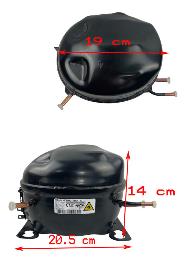 Compresor Para Refrigerador Samsung Nf54m7151antt3 Inverter - Imagen 10