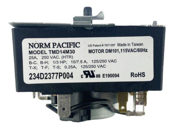Timer Reloj Programador Secadora Mabe Ge Easy 234d2377p004 - Imagen 8