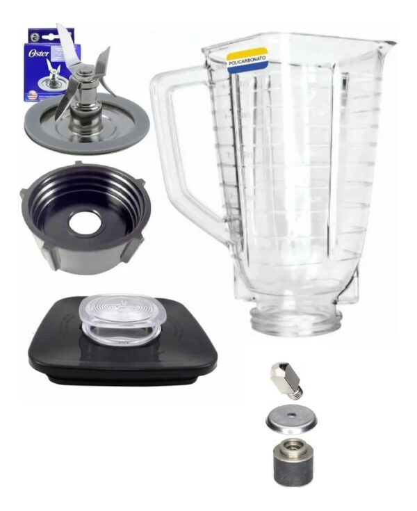 Vaso Policarbonato Irrompible Para Licuadora Oster Completo - Imagen 8