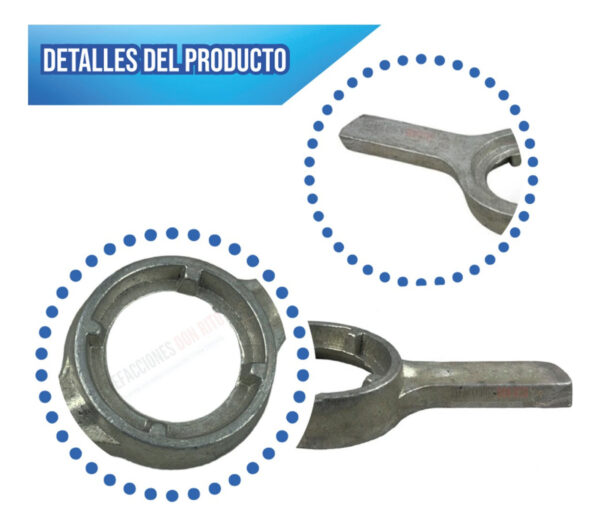 Llave Para Tuerca 4 Pernos Lavadora Whirlpool - Imagen 5