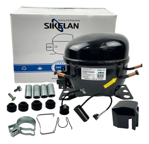 Compresor Sikelan 1/4 + Pesado Hp 110v R134a Cmresk014p - Imagen 7