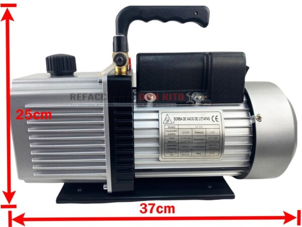 Bomba De Vacío 1 Hp 12 Cfm Gb 2 Etapas Ait-225v - Imagen 11