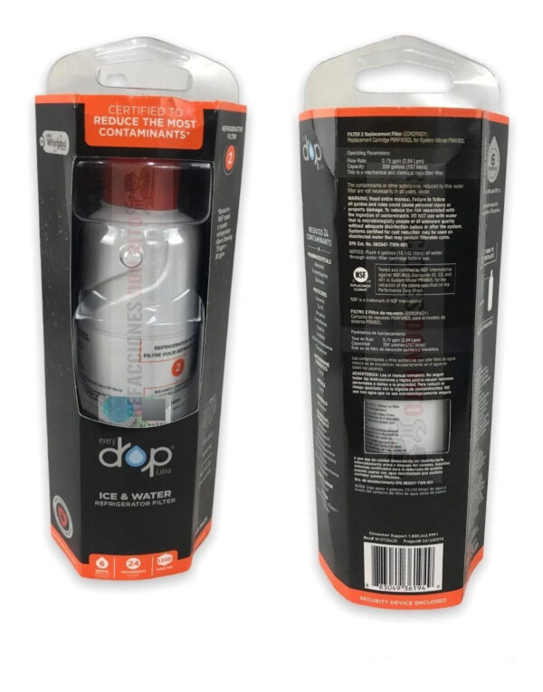 Filtro Agua Whirlpool #2 Refrigerador W10790814 Drop Originl - Imagen 10