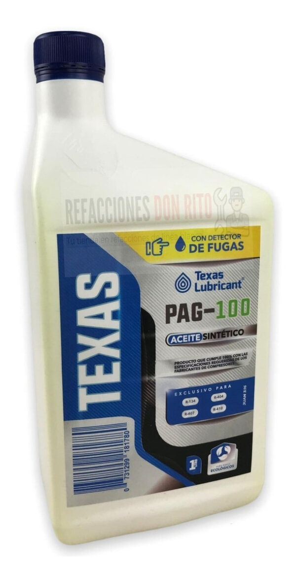 Aceite Con Detector De Fugas Pag 100 1litro Texas - Imagen 5