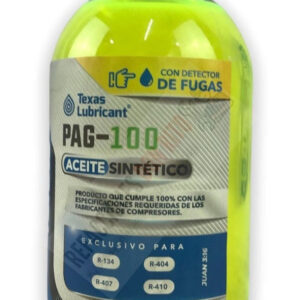 Aceite Con Detector De Fugas Pag-100 Texas Lubricant 8 Oz