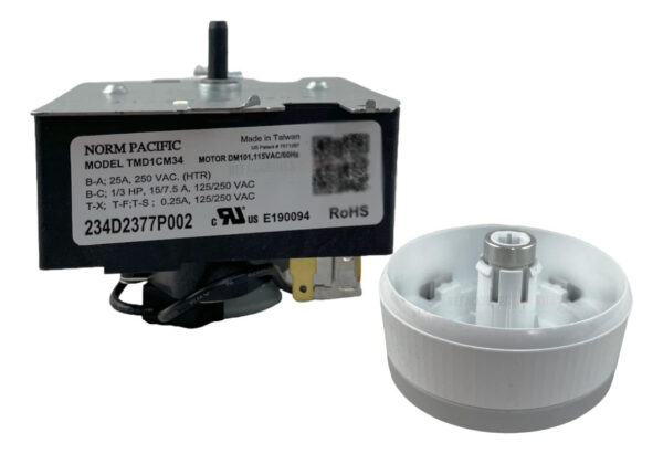 Timer Secadora Mabe Ge Original Con Perilla 234d2377p002 - Imagen 5