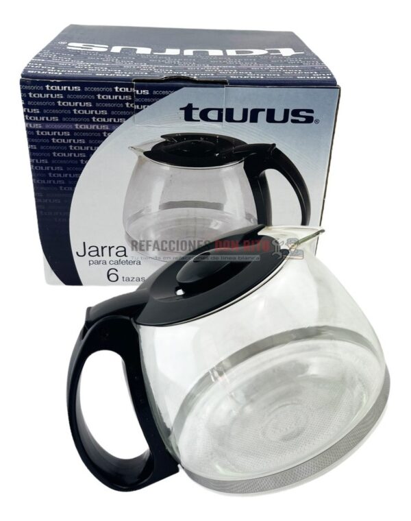 Jarra De Vidrio Para Cafetera Universal Taurus 6 Tazas - Imagen 10