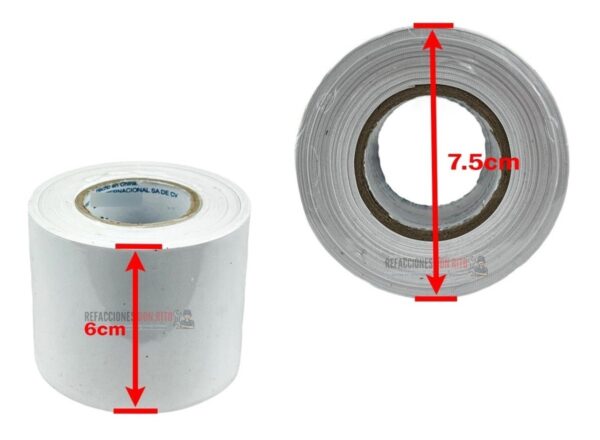 Cinta Momia Pvc Aire Acondicionado Minisplit Blanca (10 Pzs) - Imagen 9