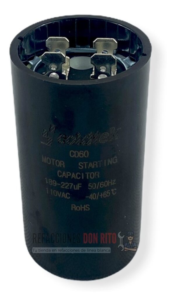 Capacitor De Arranque Lavadora Whirlpool Kenmore 189-227mf - Imagen 6